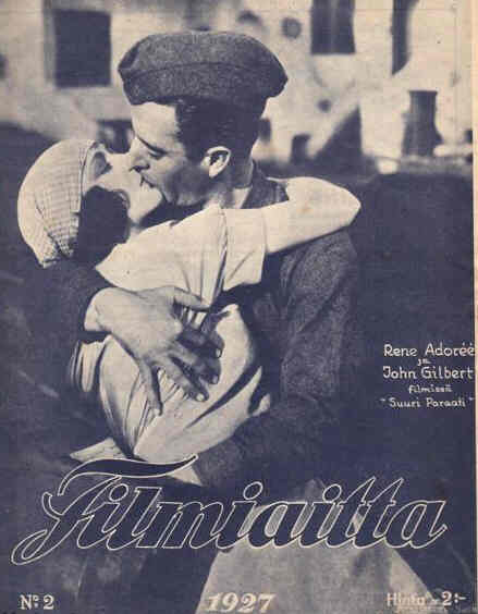 FILMIAITTA magazine side cover Issue 2  1927