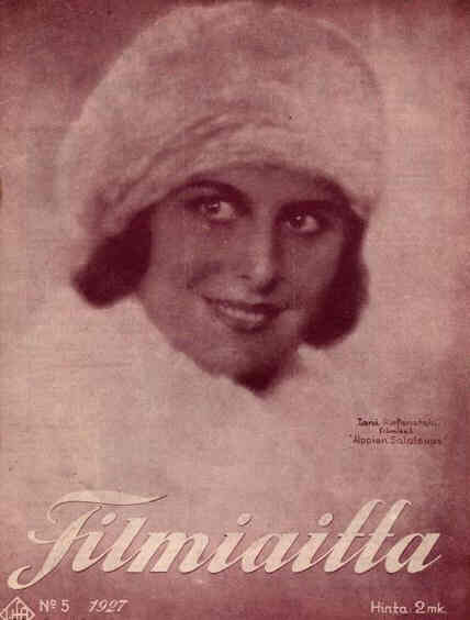 FILMIAITTA magazine side cover Issue 5  1927