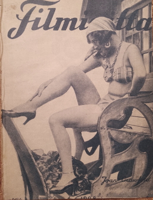 FILMIAITTA magazine side cover Issue 4  February 1928