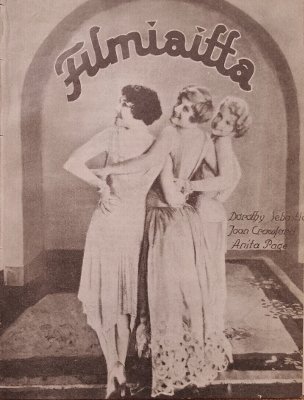 FILMIAITTA magazine side cover Issue 18  October 1928