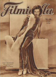 FILMIAITTA magazine side cover Issue 18  October 1930