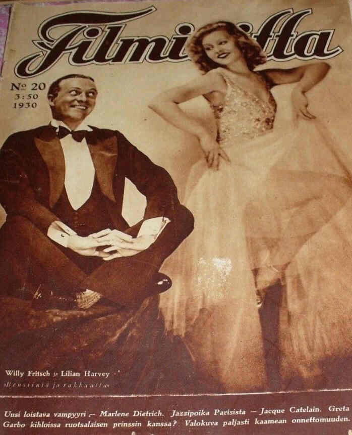 FILMIAITTA magazine side cover Issue 20   1930