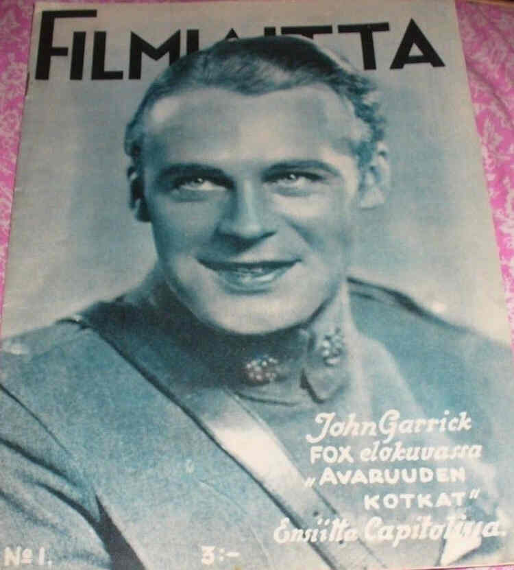 FILMIAITTA magazine side cover Issue 1   1931