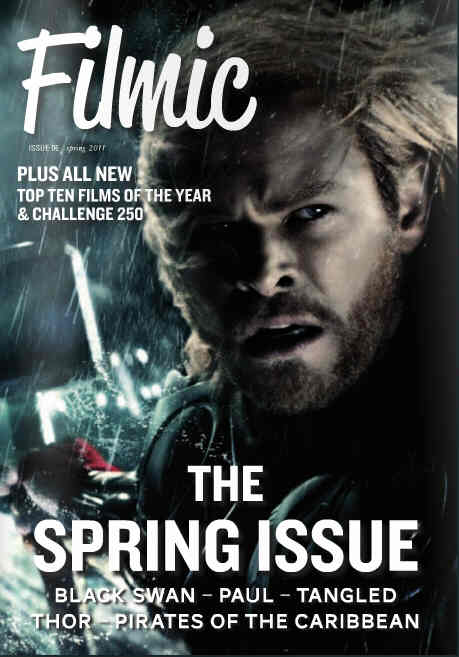 FILMIC magazine side cover Issue 6 Spring 2011