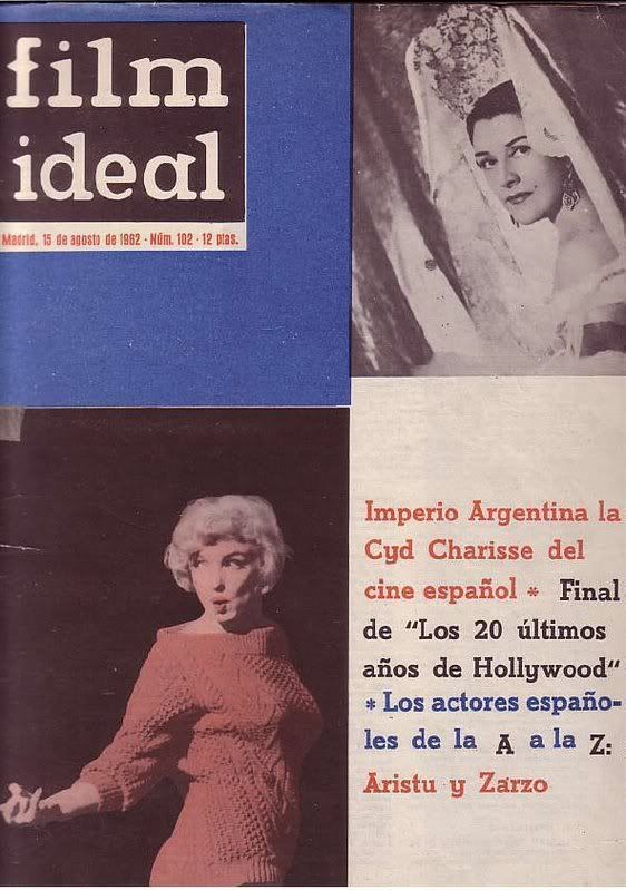 FILM IDEAL magazine side cover Issue 102 15 August 1962