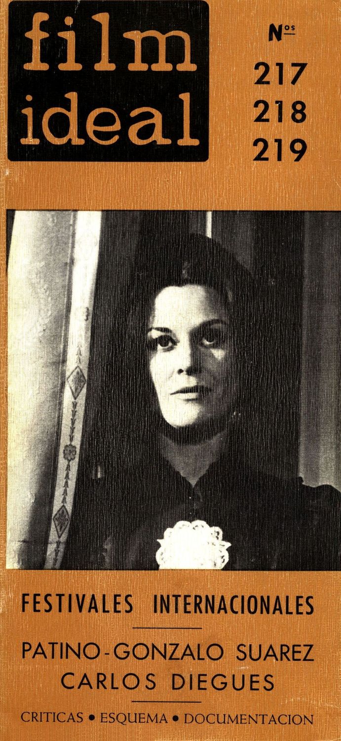 FILM IDEAL magazine side cover Issue 217/219 January 1970