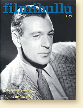 FILMIHULLU magazine side cover Issue 1  2003