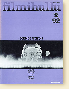FILMIHULLU magazine side cover Issue 2  1992
