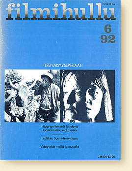 FILMIHULLU magazine side cover Issue 6  1992