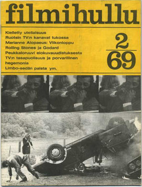 FILMIHULLU magazine side cover Issue 2   1969