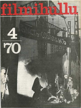 FILMIHULLU magazine side cover Issue 4   1970