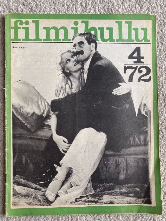 FILMIHULLU magazine side cover  April 1972