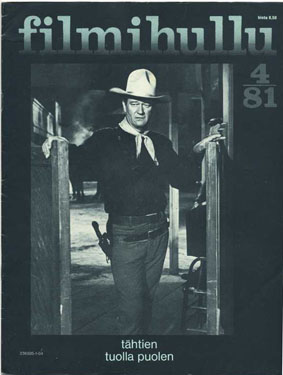 FILMIHULLU magazine side cover Issue 4  1981