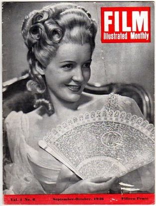 FILM ILLUSTRATED MONTHLY magazine side cover  Vol 1 # 6 September/October 1946