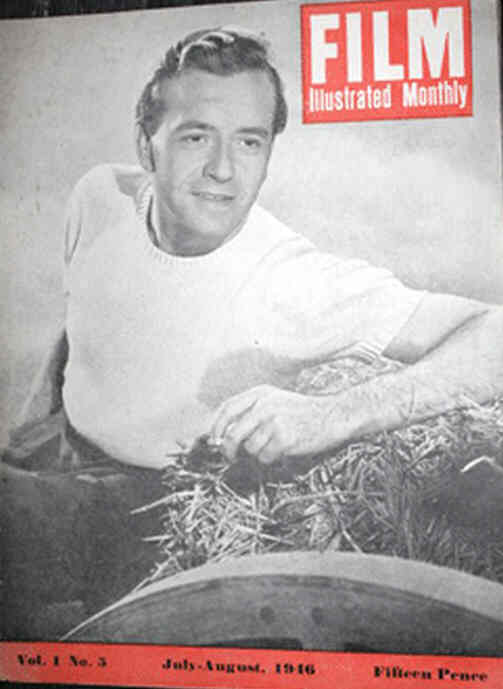 FILM ILLUSTRATED MONTHLY magazine side cover  Vol 1 # 5 July-August 1946