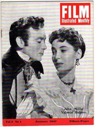 FILM ILLUSTRATED MONTHLY magazine side cover  Vol 2 # 1 January 1947