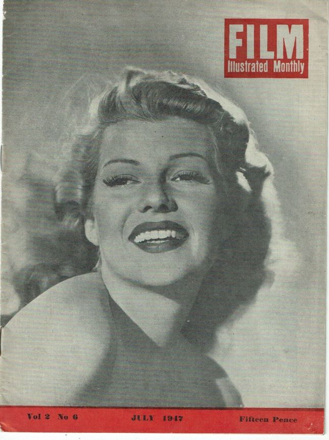 FILM ILLUSTRATED MONTHLY magazine side cover  Vol 2 # 6 July 1947
