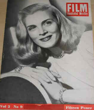 FILM ILLUSTRATED MONTHLY magazine side cover  Vol 2 # 9 October 1947
