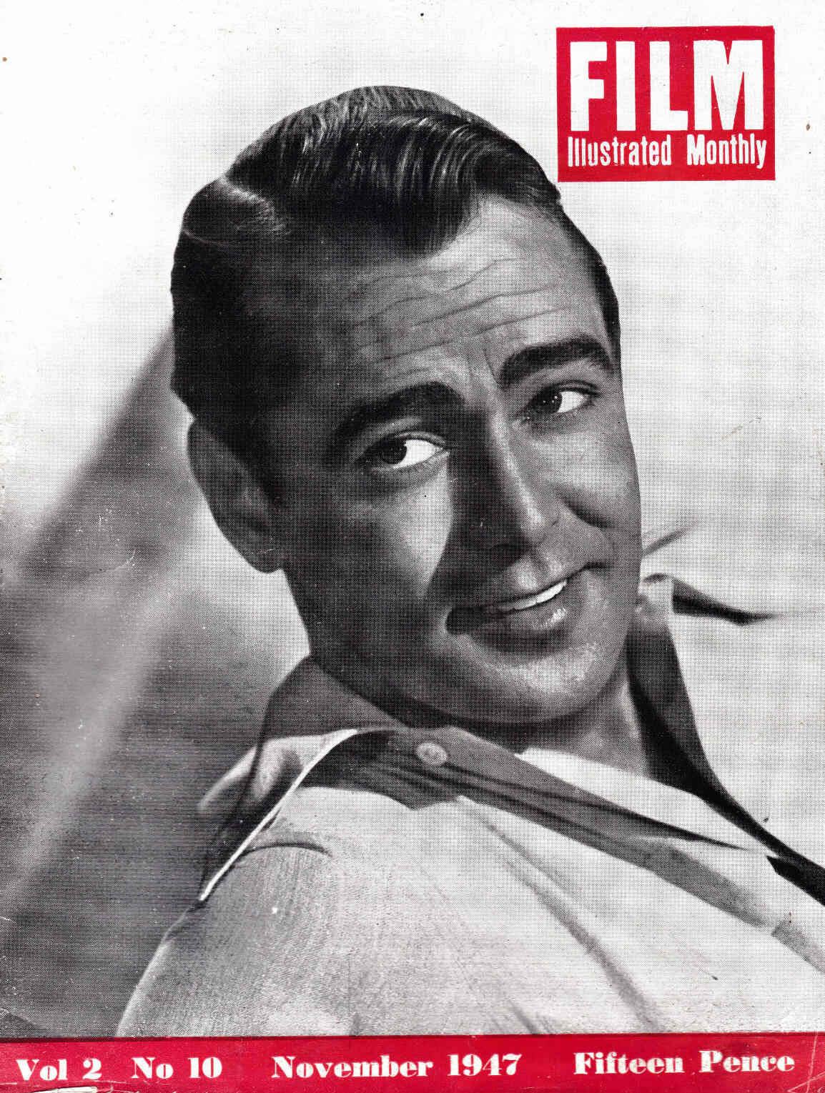 FILM ILLUSTRATED MONTHLY magazine side cover  Vol 2 # 10 November 1947