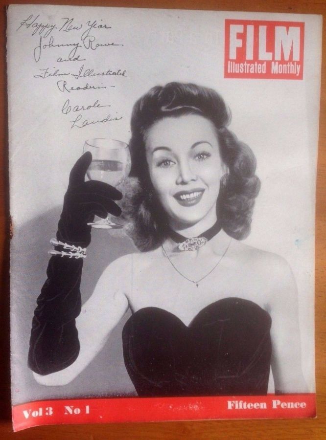 FILM ILLUSTRATED MONTHLY magazine side cover  Vol 3 # 1 January 1948