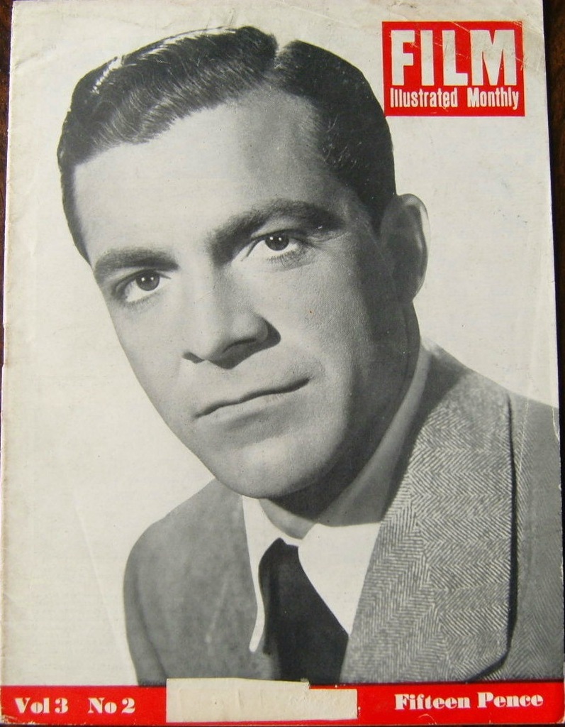 FILM ILLUSTRATED MONTHLY magazine side cover  Vol 3 # 2 February 1948