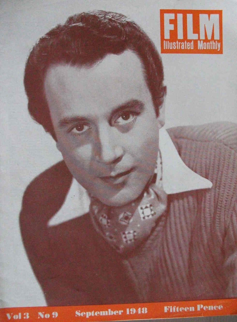 FILM ILLUSTRATED MONTHLY magazine side cover  Vol 3 # 9 September 1948