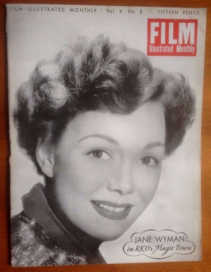 FILM ILLUSTRATED MONTHLY magazine side cover  Vol 4 # 8 August 1949
