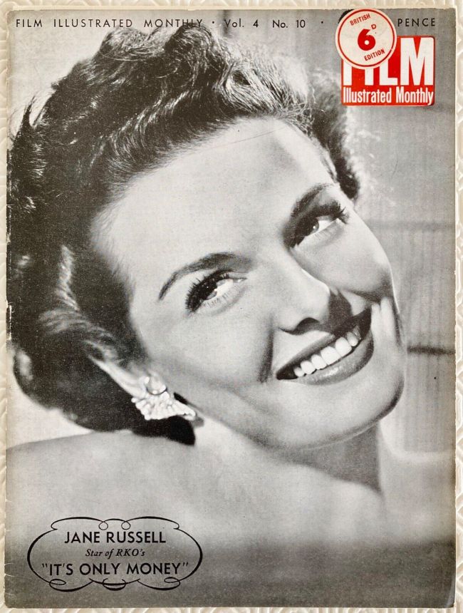 FILM ILLUSTRATED MONTHLY magazine side cover  Vol 4 # 10 October 1949
