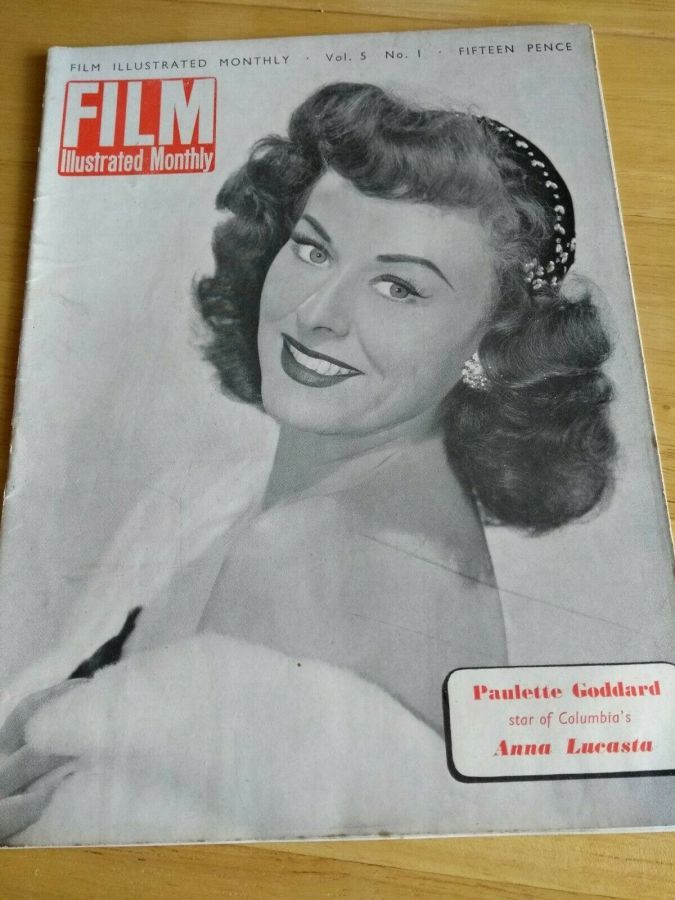 FILM ILLUSTRATED MONTHLY magazine side cover  Vol 5 # 1 January 1950