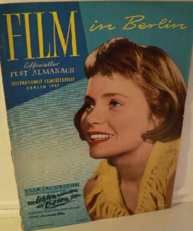FILM IN BERLIN magazine side cover   1957