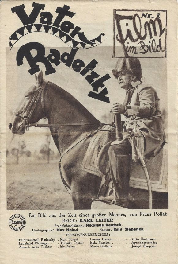 FILM IM BILD magazine side cover Issue 1   1929