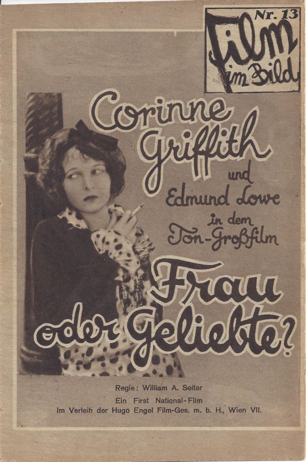 FILM IM BILD magazine side cover Issue 13   1929