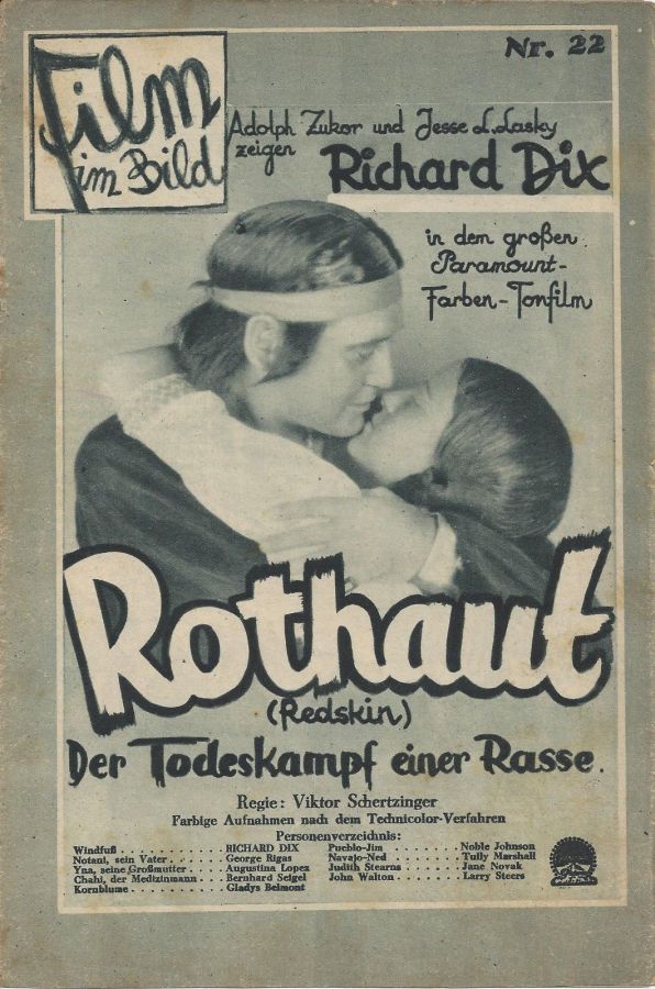 FILM IM BILD magazine side cover Issue 22   1929