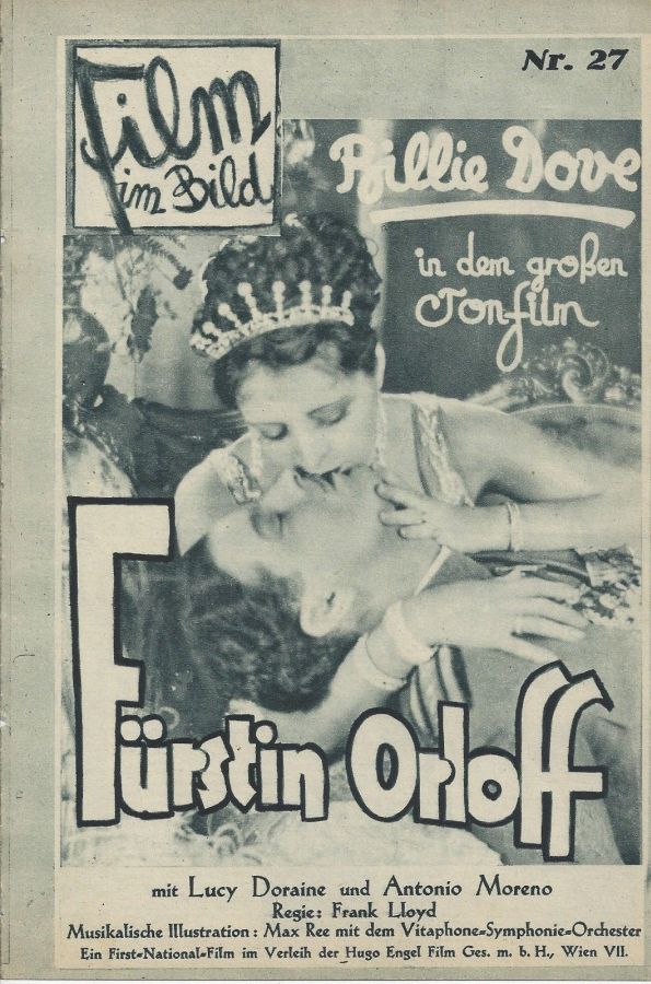 FILM IM BILD magazine side cover Issue 27   1929
