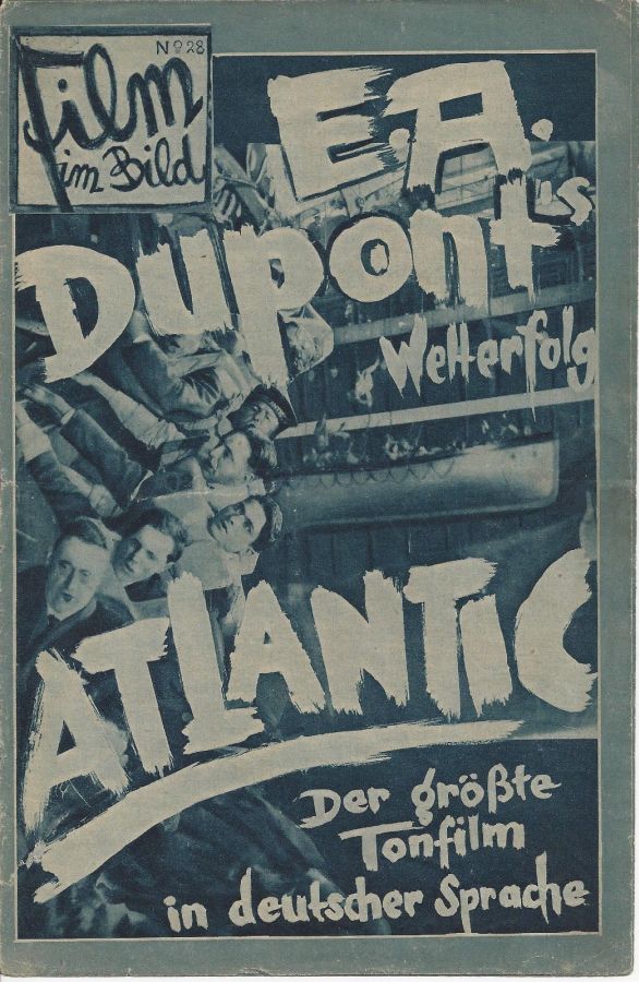 FILM IM BILD magazine side cover Issue 28   1929