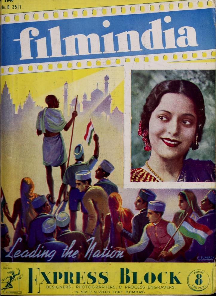 FILMINDIA magazine side cover April 1940