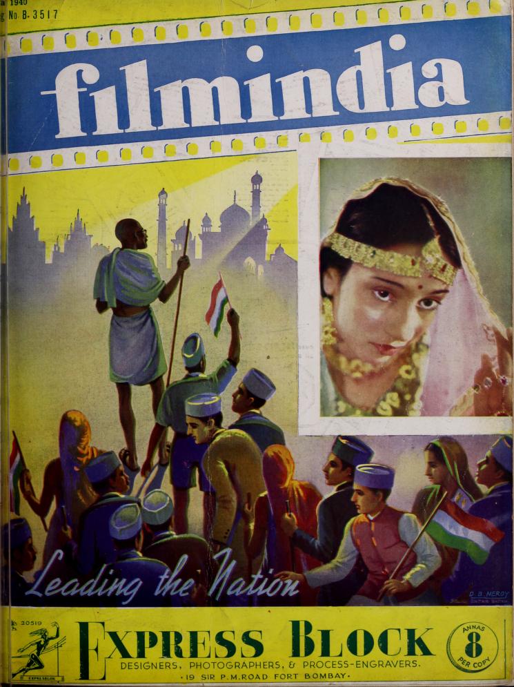 FILMINDIA magazine side cover May 1940