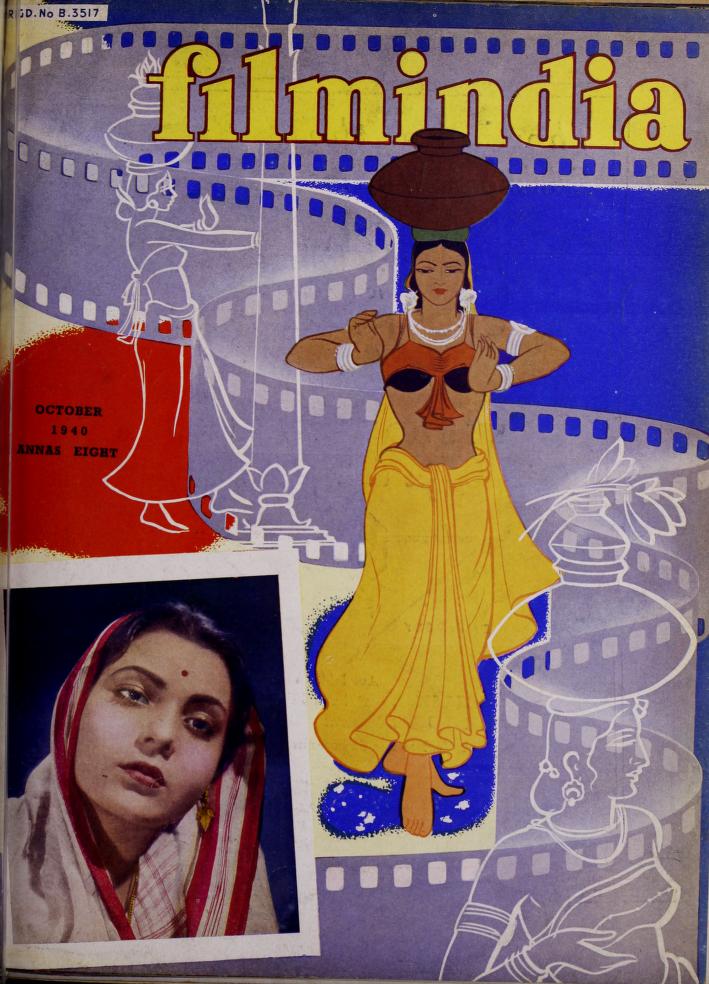 FILMINDIA magazine side cover October 1940