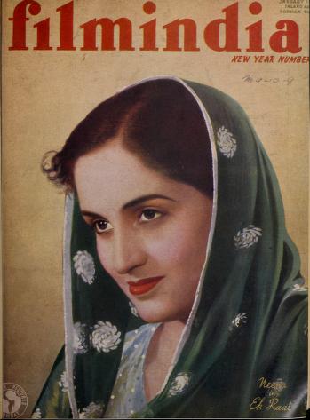 FILMINDIA magazine side cover January 1942