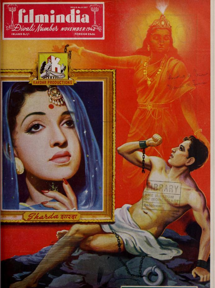 FILMINDIA magazine side cover November 1942