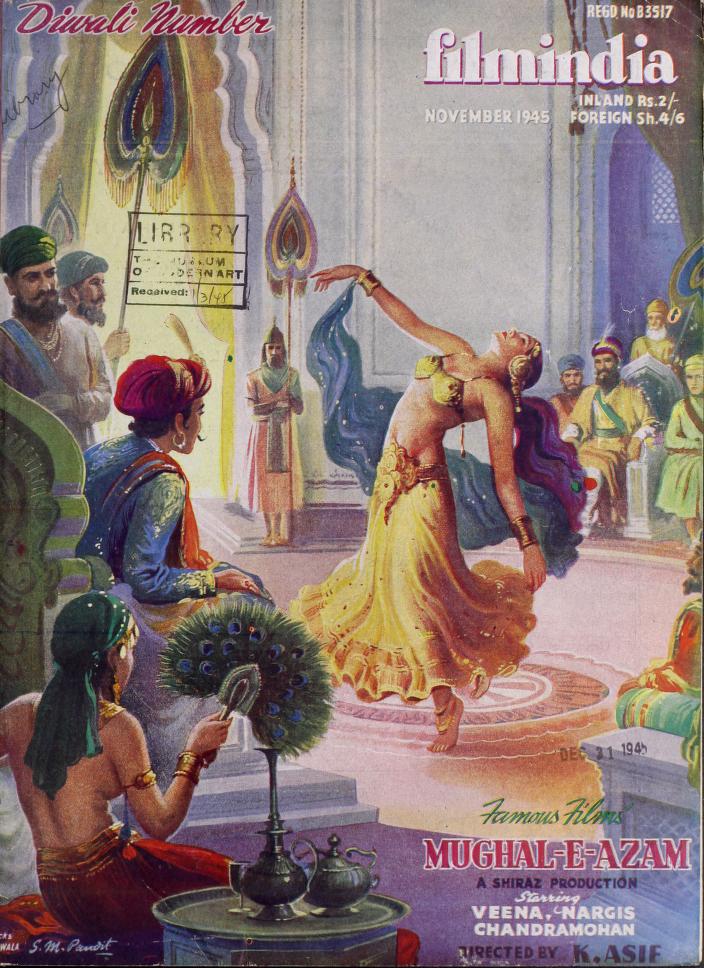FILMINDIA magazine side cover November 1945