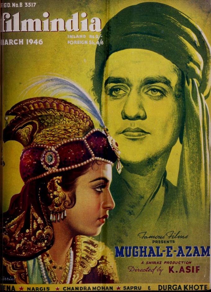 FILMINDIA magazine side cover March 1946