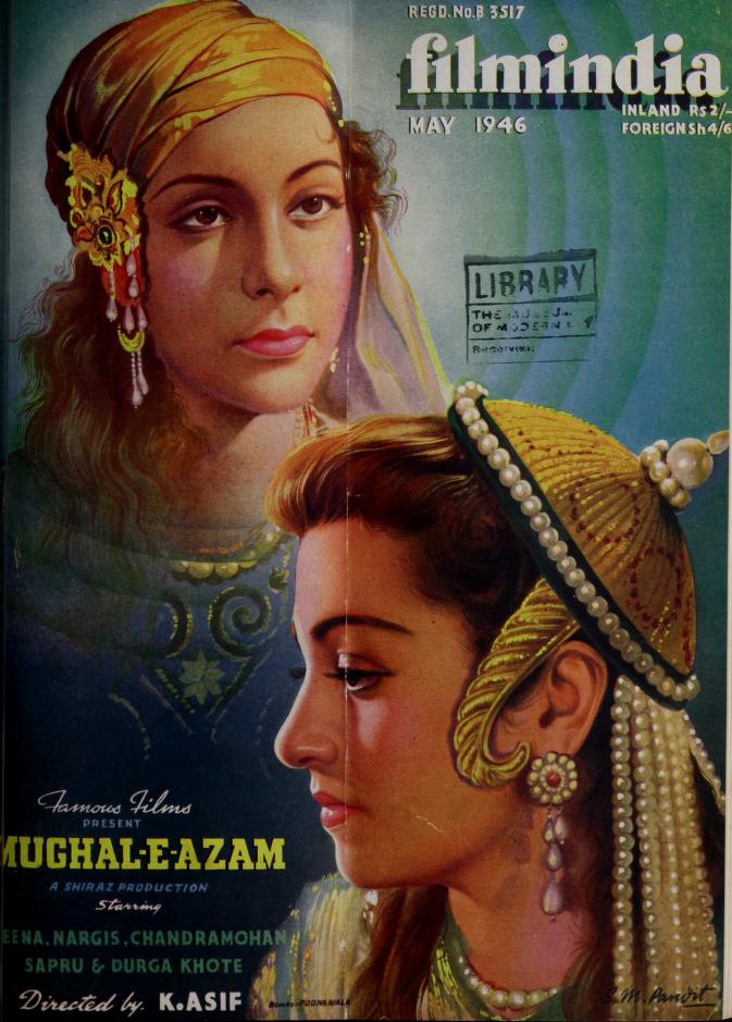 FILMINDIA magazine side cover May 1946