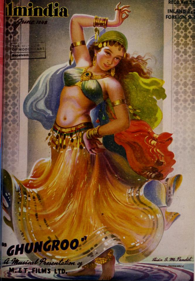 FILMINDIA magazine side cover June 1948