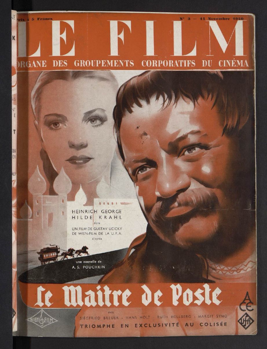 FILM | LE (40s) magazine side cover Issue 3 15 November 1940