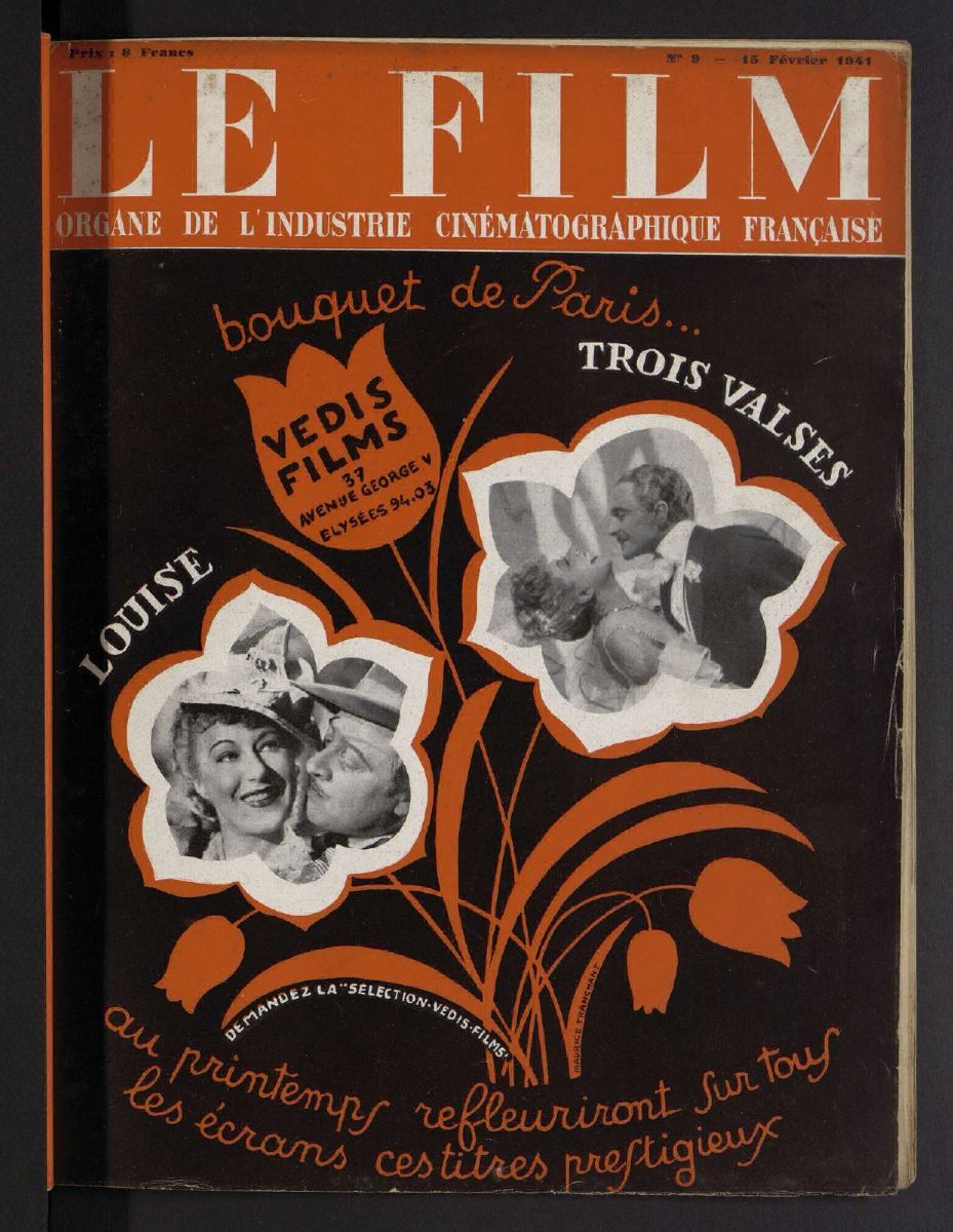 FILM | LE (40s) magazine side cover Issue 9 15 February 1941