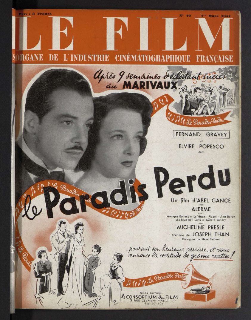 FILM | LE (40s) magazine side cover Issue 10 1 March 1941