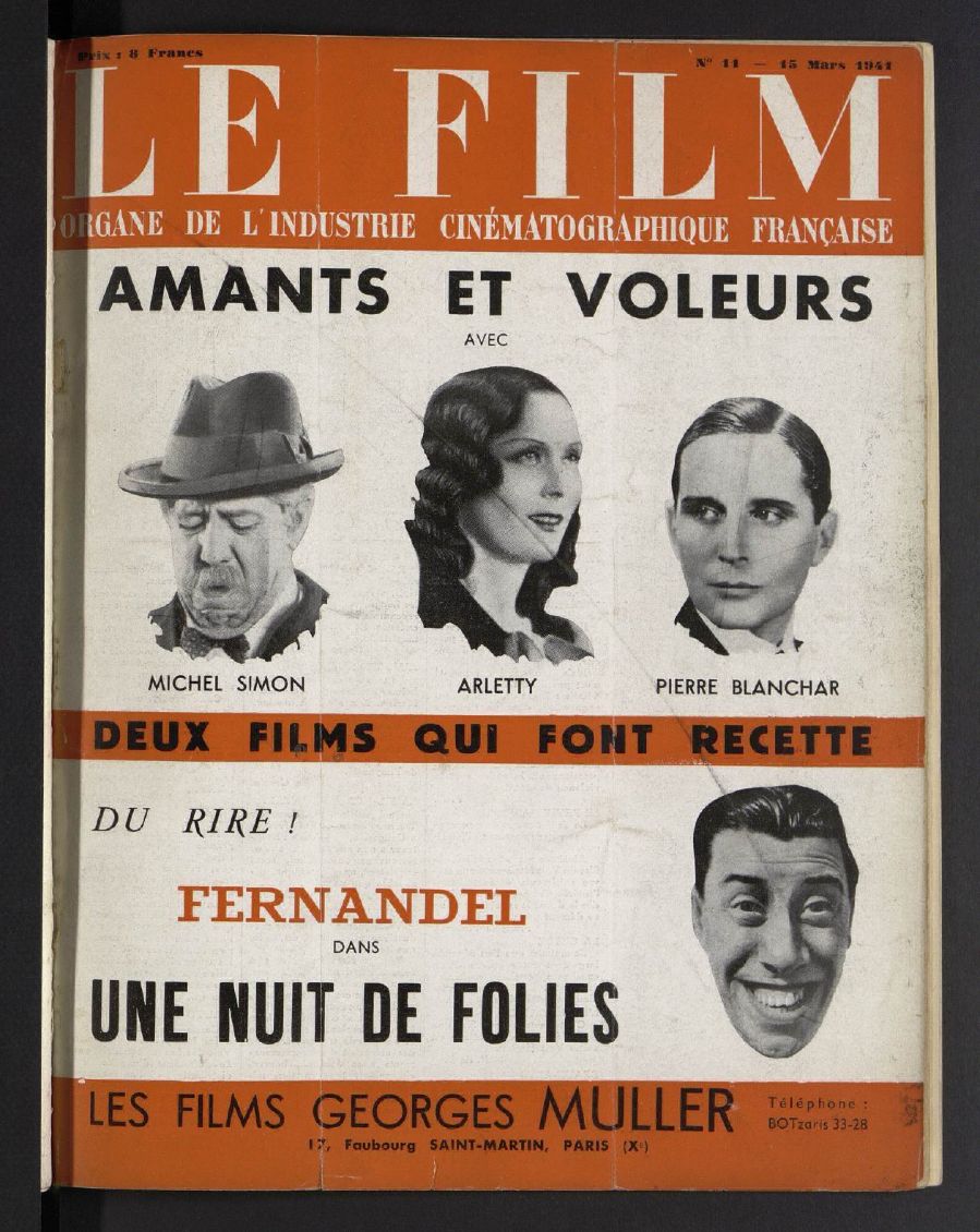 FILM | LE (40s) magazine side cover Issue 11 15 March 1941