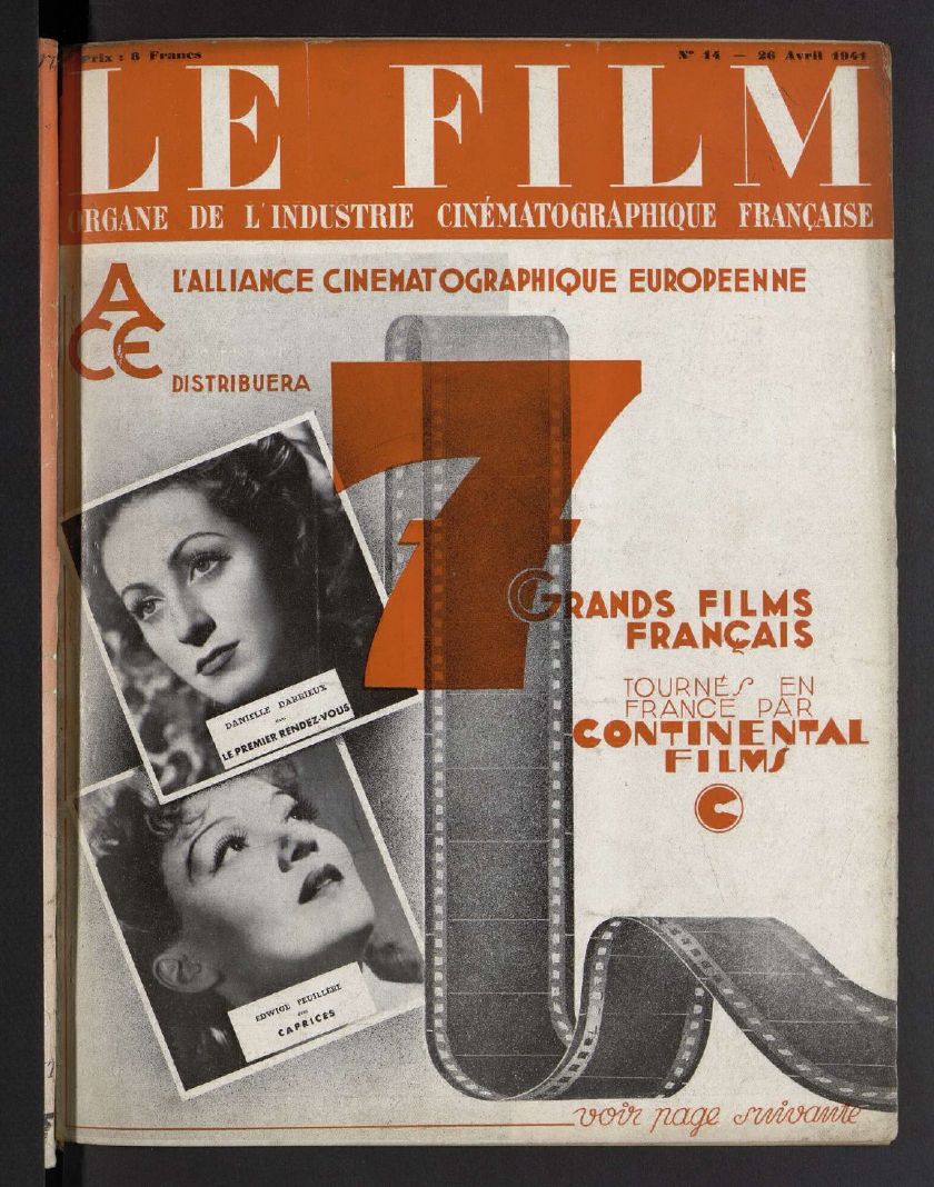 FILM | LE (40s) magazine side cover Issue 14 26 April 1941