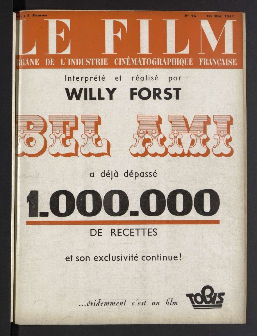 FILM | LE (40s) magazine side cover Issue 15 10 May 1941